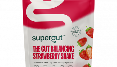 Supergut strawberry shake bag