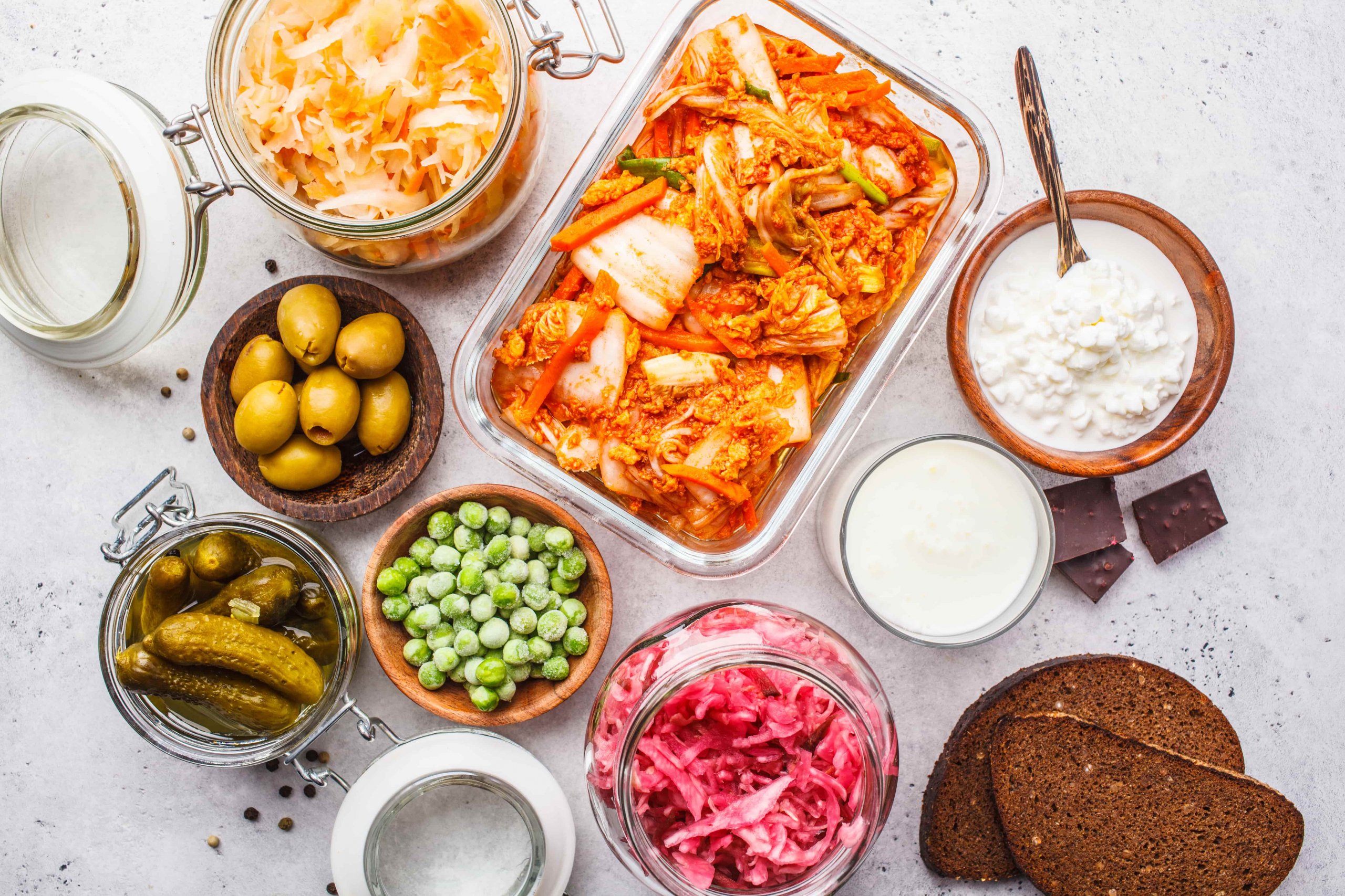 Fermented foods are great for gut health